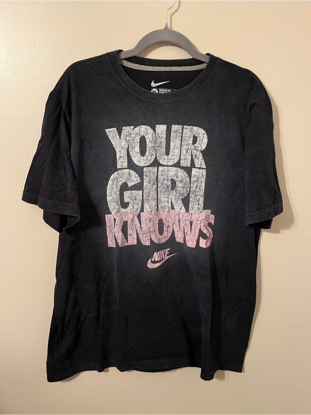 Nike “your girl knows” t shirt